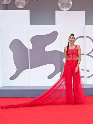 Venice, ITALY: Venice, 82nd Venice International Film Festival 2025 - Evening 10. Red Carpet New Imaie evening - In the photo: NINA ZILLI Venice ITALY  - ZUMAp169 20250905_zea_p169_872 Copyright: xSimonexComix