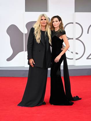 Venice, 82nd Venice International Film Festival 2025 - Evening 10. Red Carpet New Imaie evening - In the photo: Tiziana Rocca, Laura Chiatti  Copyright: xSimonexComix xipa-agency.netx xPoolxPhotoxEventsx06x IPA_Agency_IPA64229364