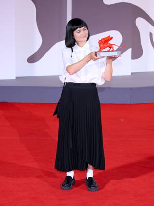 Venice, 82nd Venice Film Festival 2025 - Evening 11: Closing Ceremony. Winners Photocall. Pictured: Nastia Korkia  Copyright: xAlbertoxTerenghix xipa-agency.netx xPoolxPhotoxEventsx06x IPA_Agency_IPA64334124