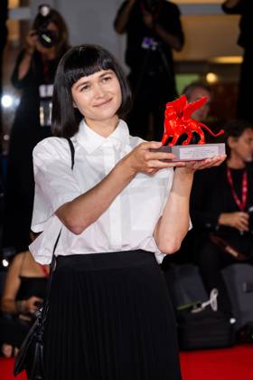 82nd Venice Film Festival Red carpet winners Palazzo del Cinema - Venice Lido, Italy Nastia Korkia 82nd Venice Film Festival Red carpet winners Palazzo del Cinema - Venice Lido, Italy 6th September 2025  Copyright: xMAXxMONTINGELLI SGPx