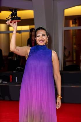 82nd Venice Film Festival Red carpet winners Palazzo del Cinema - Venice Lido, Italy Negar Motevalymeidanshah 82nd Venice Film Festival Red carpet winners Palazzo del Cinema - Venice Lido, Italy 6th September 2025  Copyright: xMAXxMONTINGELLI SGPx