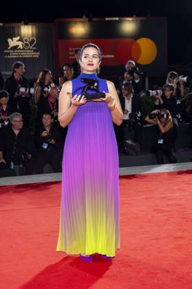 82nd Venice Film Festival Red carpet winners Palazzo del Cinema - Venice Lido, Italy Negar Motevalymeidanshah 82nd Venice Film Festival Red carpet winners Palazzo del Cinema - Venice Lido, Italy 6th September 2025  Copyright: xALFONSOxCATALANO SGPITALIAx