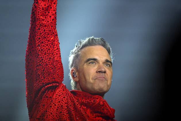 British singer Robbie Williams performs in Prague, September 7, 2025. (CTKxPhoto KaterinaxSulova) CTKPhotoP2025090707155  CTKPhotoP2025090707155