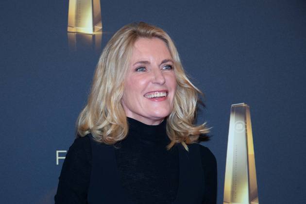 Maria FURTWAENGLER, Schauspielerin, Furtwängler, Roter Teppich, Red Carpet Show, Ankunft, arrival, Verleihung des Deutschen Fernsehpreises, Die Nacht der Kreativen - Der Deutsche Fernsehpreis 2025, Deutscher Fernsehpreis 2025 in der Flora Koeln, am 09.09.2025.