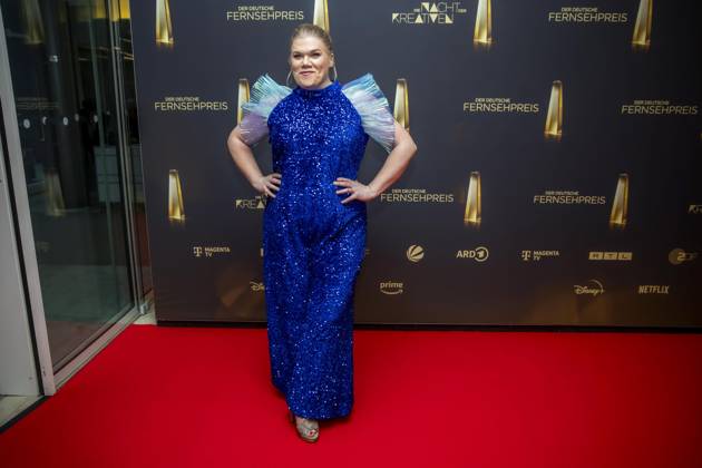 abb Gisa Flake Schauspielerin zu Gast auf dem roten Teppich bei der Nacht der Kreativen - Der Deutsche Fernsehpreis 2025 in der Flora am 09.09.2025 in Koeln NRW Deutschland