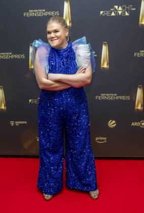 abb Gisa Flake Schauspielerin zu Gast auf dem roten Teppich bei der Nacht der Kreativen - Der Deutsche Fernsehpreis 2025 in der Flora am 09.09.2025 in Koeln NRW Deutschland