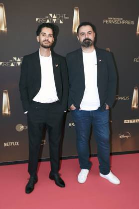Cagdas Eren Yueksel und Bilal Bahadir bei der Verleihung des Deutschen Fernsehpreises 2025 - Die Nacht der Kreativen in der Flora. Köln, 09.09.2025