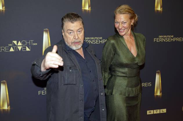 Armin Rohde und Karen Böhne bei der Verleihung des Deutschen Fernsehpreises 2025 - Die Nacht der Kreativen in der Flora. Köln, 09.09.2025