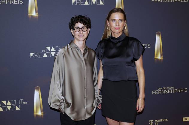 Andi Pek und Friederike Hohmuth bei der Verleihung des Deutschen Fernsehpreises 2025 - Die Nacht der Kreativen in der Flora. Köln, 09.09.2025