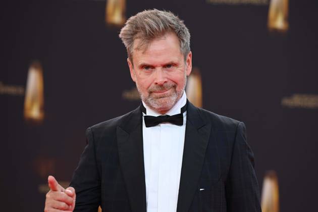 Matthias MATSCHKE, Schauspieler, Roter Teppich, Red Carpet Show, Ankunft, arrival, Verleihung des Deutschen Fernsehpreises, Der Deutsche Fernsehpreis 2025, Deutscher Fernsehpreis 2025 in den MMC Studios Koeln, am 10.09.2025.