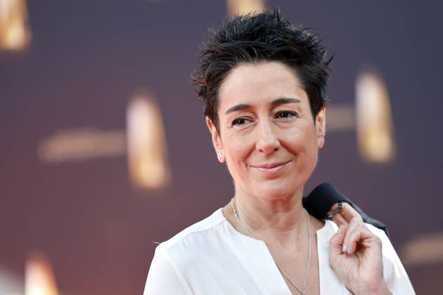 Fernsehmoderatorin Dunja Hayali beim Deutschen Fernsehpreis 2025 in den MMC-Studios in Ossendorf. Köln, 10.09.2025 NRW Deutschland Copyright: xChristophxHardtx