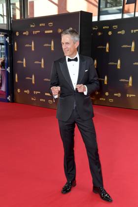 Sven Lorig bei der Ankunft zu der Verleihung des Deutschen Fernsehpreis in den MMC Studios in Koeln am 10.09.2025