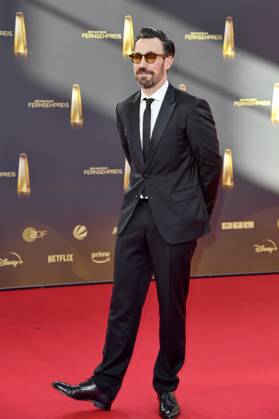Jan Köppen bei der Ankunft zu der Verleihung des Deutschen Fernsehpreis in den MMC Studios in Koeln am 10.09.2025