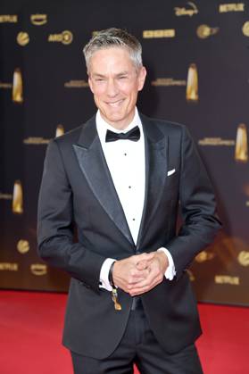 Sven Lorig bei der Ankunft zu der Verleihung des Deutschen Fernsehpreis in den MMC Studios in Koeln am 10.09.2025