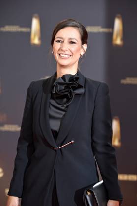 Pinar Atalay bei der Ankunft zu der Verleihung des Deutschen Fernsehpreis in den MMC Studios in Koeln am 10.09.2025