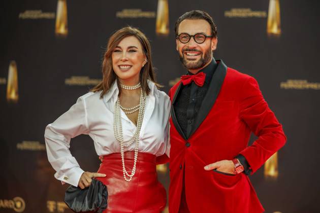 abb Judith Williams und Alexander-Klaus Stecher zu Gast auf dem roten Teppich bei der Verleihung Der Deutsche Fernsehpreis 2025 in den MMC Studios am 0.09.2025 in Koeln NRW Deutschland