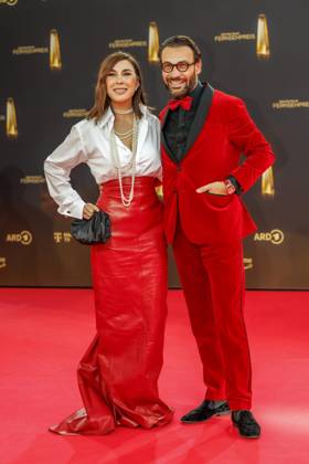 abb Judith Williams und Alexander-Klaus Stecher zu Gast auf dem roten Teppich bei der Verleihung Der Deutsche Fernsehpreis 2025 in den MMC Studios am 0.09.2025 in Koeln NRW Deutschland