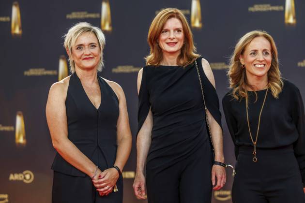 abb Ellen Ehni WDR Chefredaktuerin, Dr. Katrin Vernau, WDR Intendantin zu Gast auf dem roten Teppich bei der Verleihung Der Deutsche Fernsehpreis 2025 in den MMC Studios am 0.09.2025 in Koeln NRW Deutschland
