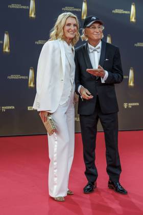 abb Maria Furtwaengler Otto Waalkes zu Gast auf dem roten Teppich bei der Verleihung Der Deutsche Fernsehpreis 2025 in den MMC Studios am 0.09.2025 in Koeln NRW Deutschland