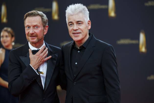 abb Michael Kessler und Michael Mittermeier zu Gast auf dem roten Teppich bei der Verleihung Der Deutsche Fernsehpreis 2025 in den MMC Studios am 0.09.2025 in Koeln NRW Deutschland
