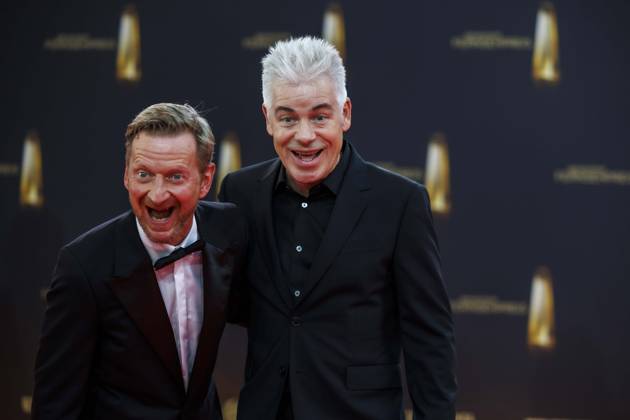 abb Michael Kessler und Michael Mittermeier zu Gast auf dem roten Teppich bei der Verleihung Der Deutsche Fernsehpreis 2025 in den MMC Studios am 0.09.2025 in Koeln NRW Deutschland