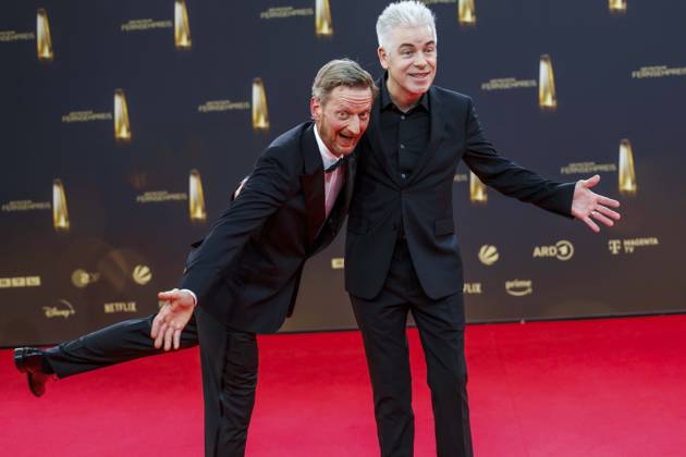 abb Michael Kessler und Michael Mittermeier zu Gast auf dem roten Teppich bei der Verleihung Der Deutsche Fernsehpreis 2025 in den MMC Studios am 0.09.2025 in Koeln NRW Deutschland