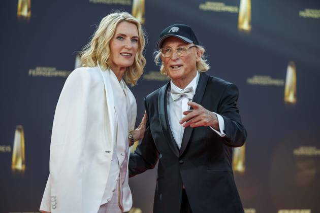 abb Maria Furtwaengler Otto Waalkes zu Gast auf dem roten Teppich bei der Verleihung Der Deutsche Fernsehpreis 2025 in den MMC Studios am 0.09.2025 in Koeln NRW Deutschland