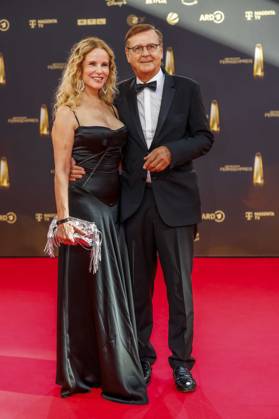 abb Katja Burkard und Hans Mahr zu Gast auf dem roten Teppich bei der Verleihung Der Deutsche Fernsehpreis 2025 in den MMC Studios am 0.09.2025 in Koeln NRW Deutschland