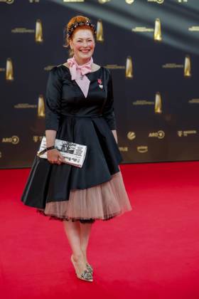 abb Enie van de Meiklokjes zu Gast auf dem roten Teppich bei der Verleihung Der Deutsche Fernsehpreis 2025 in den MMC Studios am 0.09.2025 in Koeln NRW Deutschland