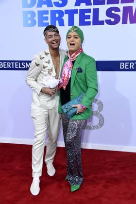 Marcell Damaschke und Julian F.M. Stoeckel bei der BERTELSMANN Sommerparty in Berlin am 11.09.2025