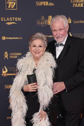 Dagmar Frederic und Klaus Lenk bei der Verleihung Die Goldene Henne am 12.09.2025 in Leipzig Goldene Henne 2025 Verleihung in Leipzig