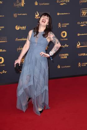 Heidi Reichinnek bei der Verleihung Die Goldene Henne am 12.09.2025 in Leipzig Goldene Henne 2025 Verleihung in Leipzig