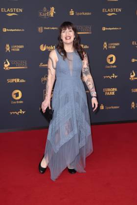 Heidi Reichinnek bei der Verleihung Die Goldene Henne am 12.09.2025 in Leipzig Goldene Henne 2025 Verleihung in Leipzig