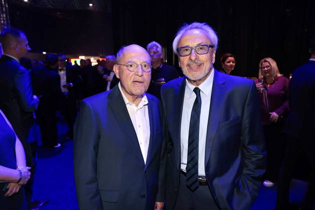 Gregor Gysi und Wolfgang Stumph bei der Aftershow Party bei der Verleihung von Die Goldene Henne am 12.09.2025 in Leipzig Goldene Henne 2025 Verleihung in Leipzig