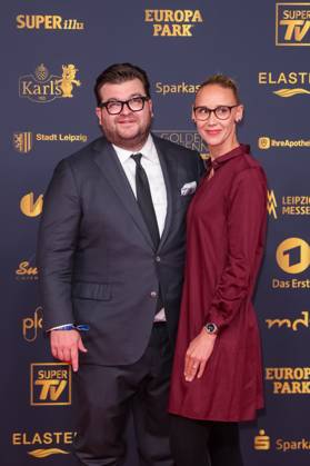 Award - Goldene Henne 2025 - Gregor Nebel und Katrin Nebel bei der Goldenen Henne 2025 in der Messe Leipzig am 12.09.2025. Copyright: xEventpressxKochanx
