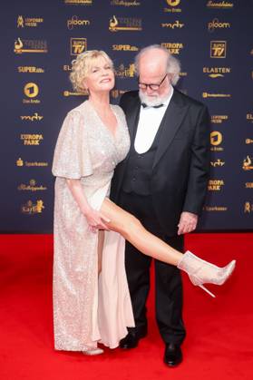 Award - Goldene Henne 2025 - Anne Kasprik und Oren Schmuckler bei der Goldenen Henne 2025 in der Messe Leipzig am 12.09.2025. Copyright: xEventpressxKochanx