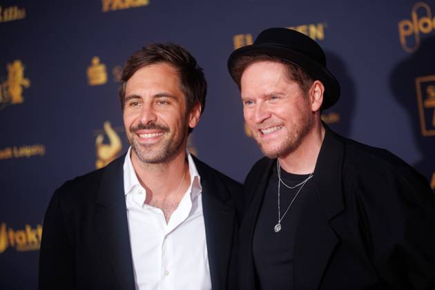 Award - Goldene Henne 2025 - Max Giesinger und Johannes Oerding bei der Goldenen Henne 2025 in der Messe Leipzig am 12.09.2025. Copyright: xEventpressxKochanx