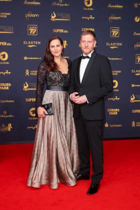 Award - Goldene Henne 2025 - Annett Hofmann und Michael Kretschmer bei der Goldenen Henne 2025 in der Messe Leipzig am 12.09.2025. Copyright: xEventpressxKochanx