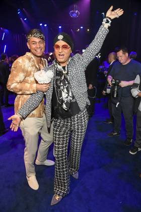 abb Marcell Damaschke und Julian F. M. Stoeckel zu Gast auf der Aftershow Party bei der Verleihung der Goldenen Henne 2025 in der Messe Leipzig am 12.09.2025
