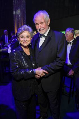 abb Dagmar Frederic und Klaus Lenk zu Gast auf der Aftershow Party bei der Verleihung der Goldenen Henne 2025 in der Messe Leipzig am 12.09.2025
