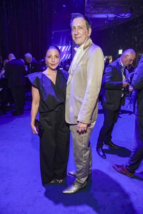 abb Arzu Bazman und Torsten Lenkeit zu Gast auf der Aftershow Party bei der Verleihung der Goldenen Henne 2025 in der Messe Leipzig am 12.09.2025