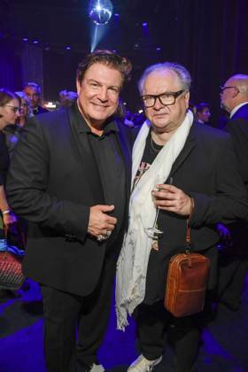 abb Francis Fulton-Smith und Heinz Rudolf Kunze zu Gast auf der Aftershow Party bei der Verleihung der Goldenen Henne 2025 in der Messe Leipzig am 12.09.2025