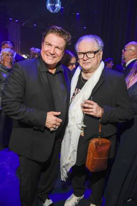abb Francis Fulton-Smith und Heinz Rudolf Kunze zu Gast auf der Aftershow Party bei der Verleihung der Goldenen Henne 2025 in der Messe Leipzig am 12.09.2025