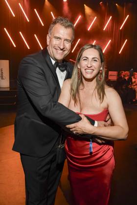 abb Rene Kindermann mit Frau Katja zu Gast auf der Aftershow Party bei der Verleihung der Goldenen Henne 2025 in der Messe Leipzig am 12.09.2025