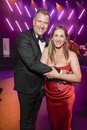 abb Rene Kindermann mit Frau Katja zu Gast auf der Aftershow Party bei der Verleihung der Goldenen Henne 2025 in der Messe Leipzig am 12.09.2025