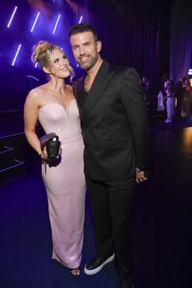 abb Jessie Noe Scheuermann und Jay Khan zu Gast auf der Aftershow Party bei der Verleihung der Goldenen Henne 2025 in der Messe Leipzig am 12.09.2025