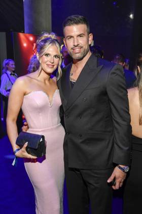 abb Jessie Noe Scheuermann und Jay Khan zu Gast auf der Aftershow Party bei der Verleihung der Goldenen Henne 2025 in der Messe Leipzig am 12.09.2025