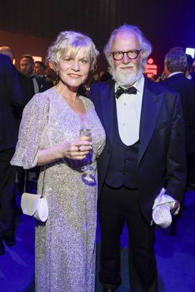abb Anne Kasprik und Oren Schmuckler zu Gast auf der Aftershow Party bei der Verleihung der Goldenen Henne 2025 in der Messe Leipzig am 12.09.2025