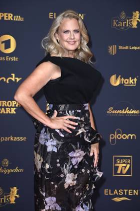Barbara Schöneberger bei der 31. Verleihung der Goldenen Henne 2025 in der Leipziger Messe. Leipzig, 12.09.2025