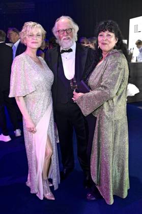 Anne Kasprik, Oren Schmuckler und Heike Köfer bei der 31. Verleihung der Goldenen Henne 2025 in der Leipziger Messe. Leipzig, 12.09.2025